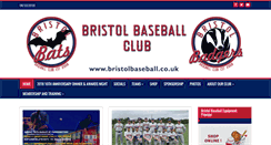 Desktop Screenshot of bristolbaseball.co.uk